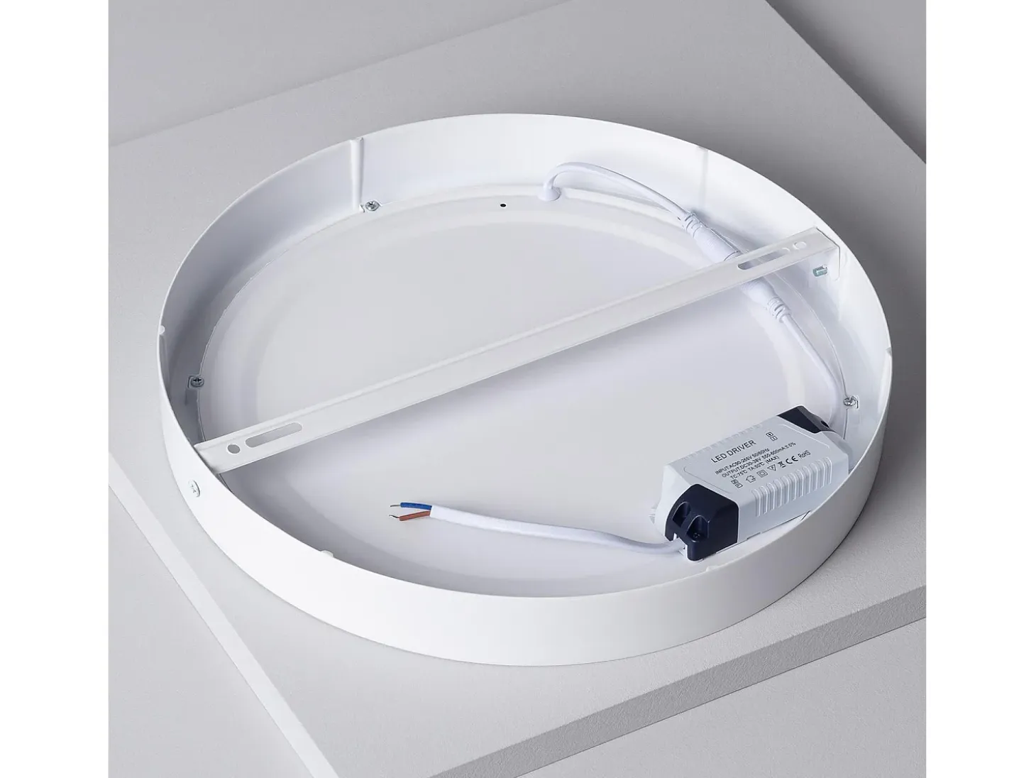 Plafón LED 24W Circular Ø295 mm 5000K Blanco Frío