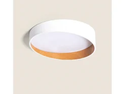 Plafón LED 28W Circular Ø400 mm CCT Seleccionable Liam Negro