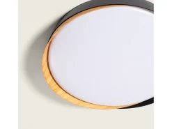 Plafón LED 28W Circular Ø420 mm CCT Seleccionable Nil Negro