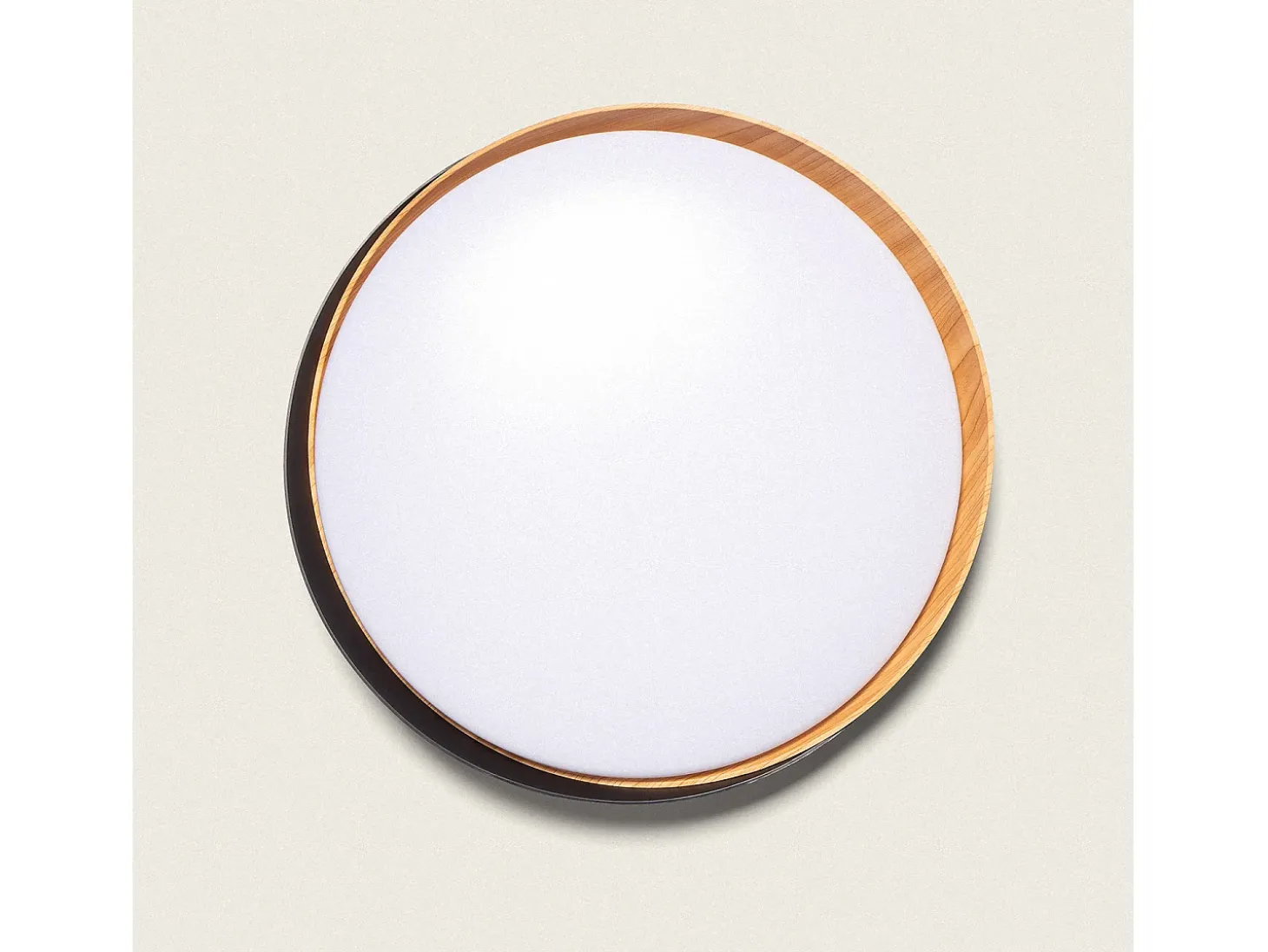 Plafón LED 28W Circular Ø420 mm CCT Seleccionable Nil Negro
