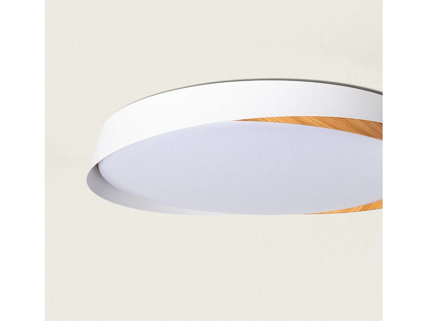 Plafón LED 36W Circular Ø520 mm CCT Seleccionable Nil Blanco