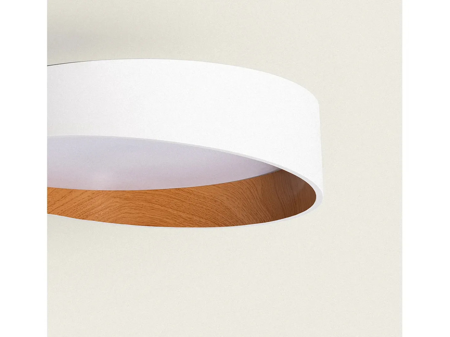 Plafón LED 28W Circular Ø400 mm CCT Seleccionable Liam Blanco