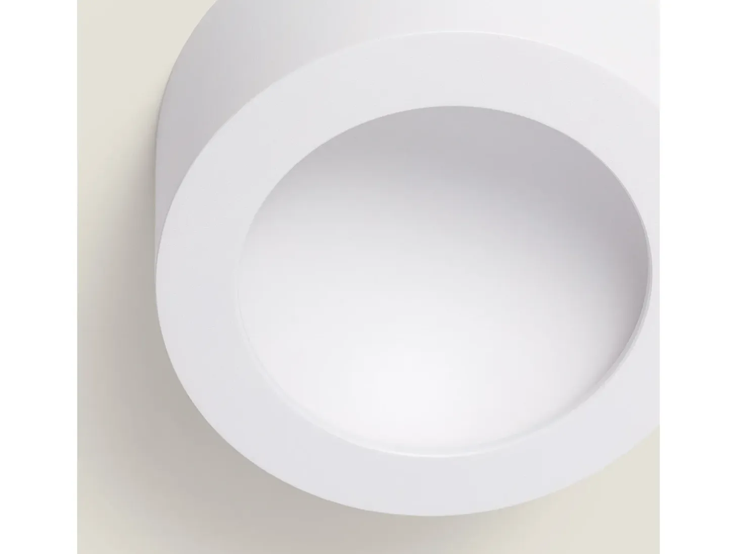 Plafón LED 24W Circular Aluminio Luz Indirecta Ø175 mm Tokkai 4000K Blanco Blanco Neutro