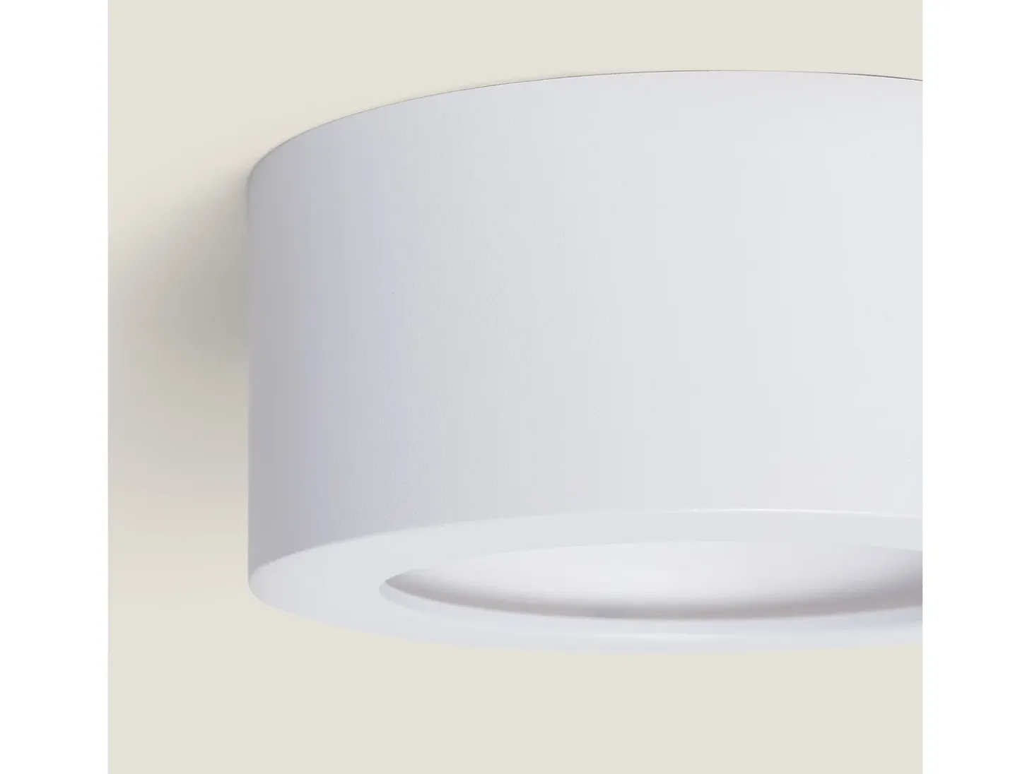 Plafón LED 24W Circular Aluminio Luz Indirecta Ø175 mm Tokkai 4000K Blanco Blanco Neutro