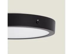 Plafón LED 18W Circular Aluminio Ø210 mm Slim CCT Seleccionable Galán SwitchDimm Negro