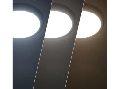 Plafón LED 18W Circular Aluminio Ø210 mm Slim CCT Seleccionable Galán SwitchDimm Negro