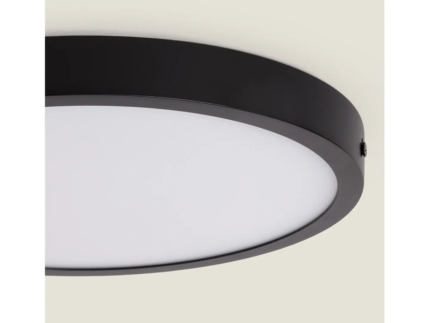 Plafón LED 24W Circular Aluminio Ø280 mm Slim CCT Seleccionable Galán SwitchDimm Negro