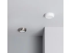 Plafón LED 6W Circular Metal Ø120 mm Design Silver 4000K Blanco Neutro