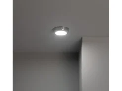 Plafón LED 6W Circular Metal Ø120 mm Design Silver 4000K Blanco Neutro