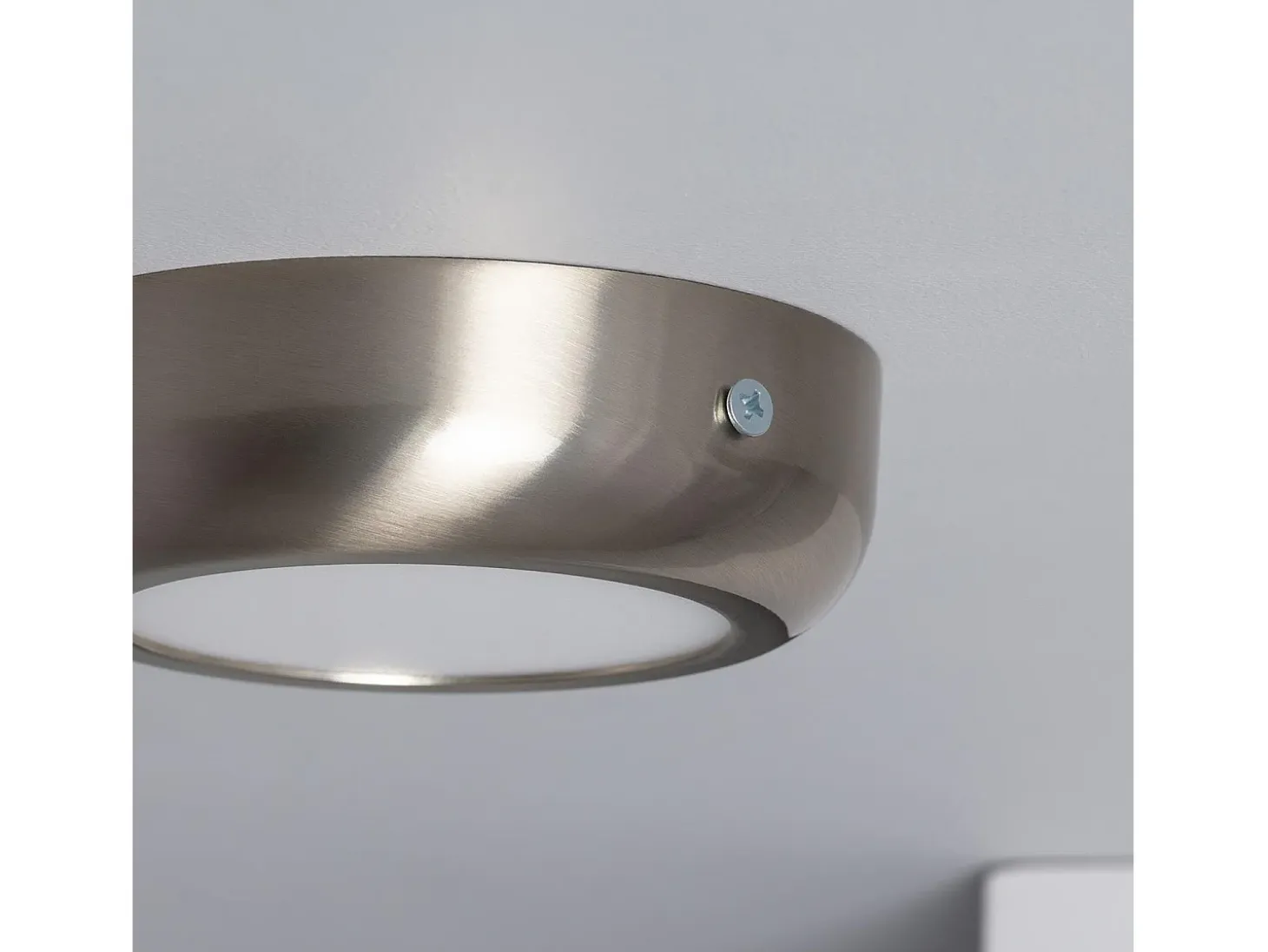 Plafón LED 6W Circular Metal Ø120 mm Design Silver 4000K Blanco Neutro