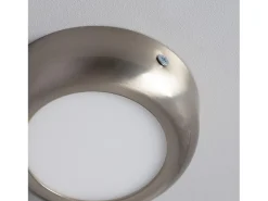 Plafón LED 6W Circular Metal Ø120 mm Design Silver 4000K Blanco Neutro