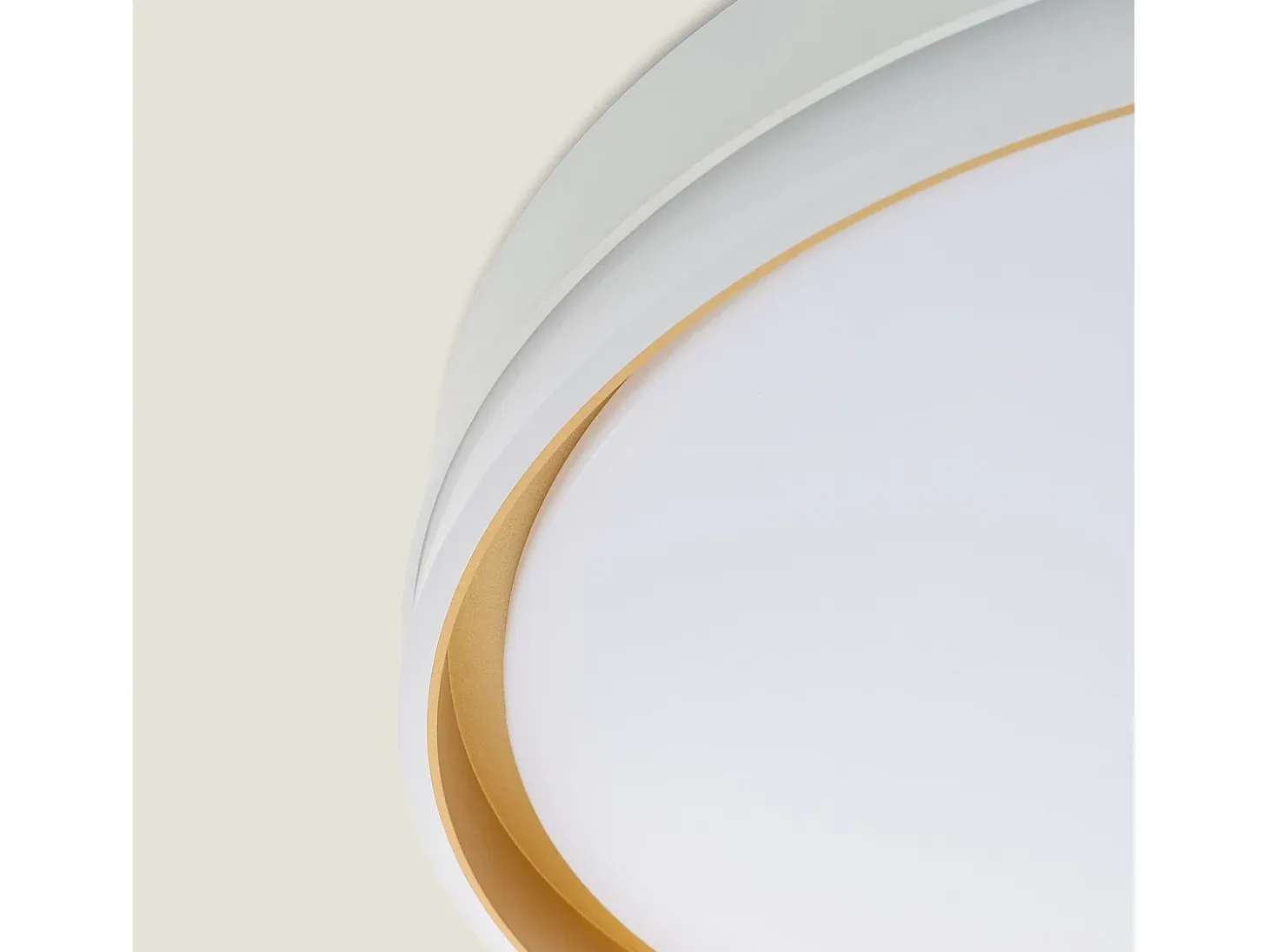 Plafón LED 24W Circular Metal Ø400 mm Marstal Dorado