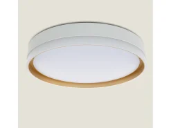 Plafón LED 24W Circular Metal Ø400 mm Marstal Dorado
