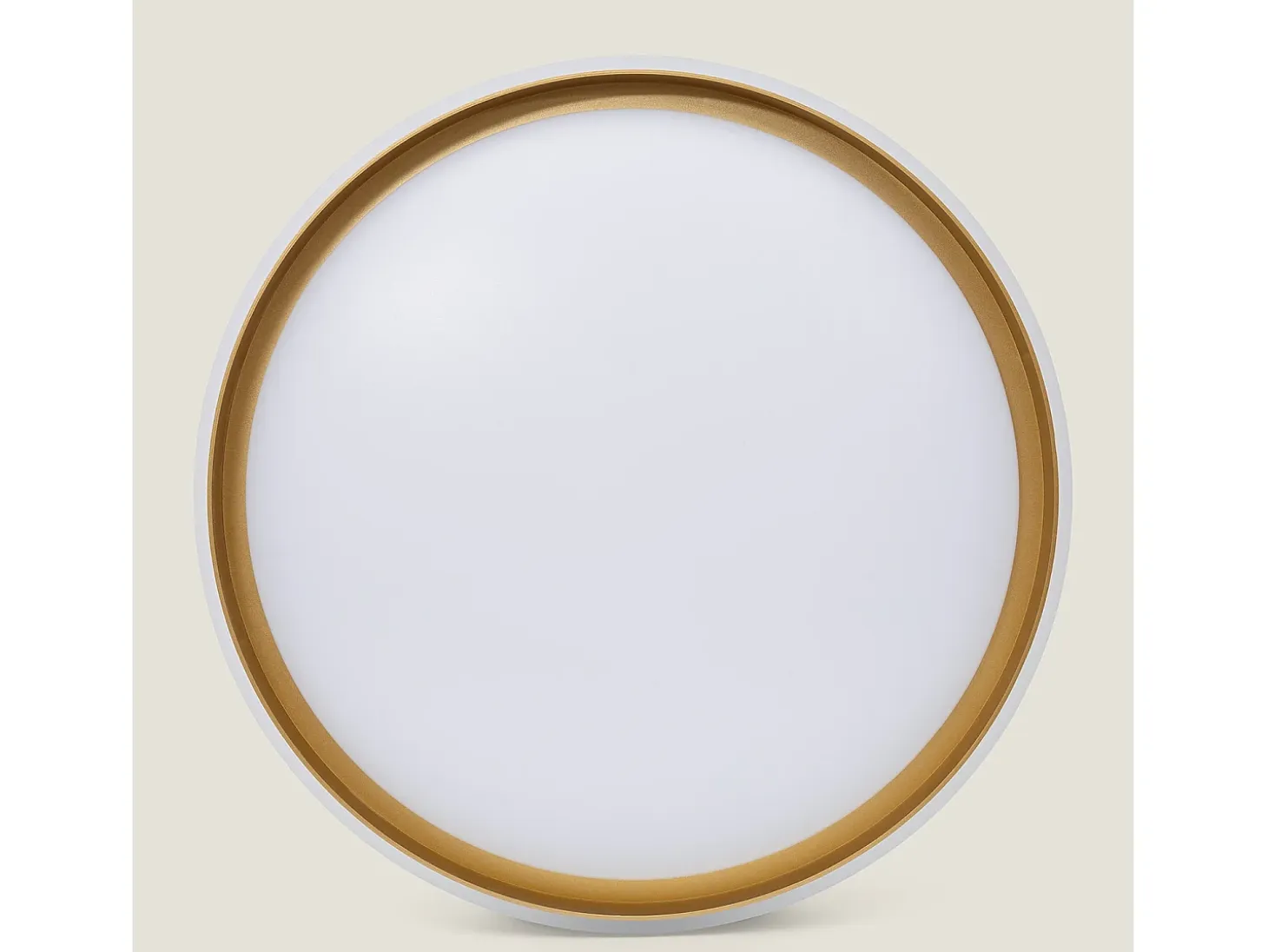 Plafón LED 24W Circular Metal Ø400 mm Marstal Dorado