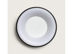 Plafón LED 30W Circular Metal Ø380 mm CCT Seleccionable Jacob Negro
