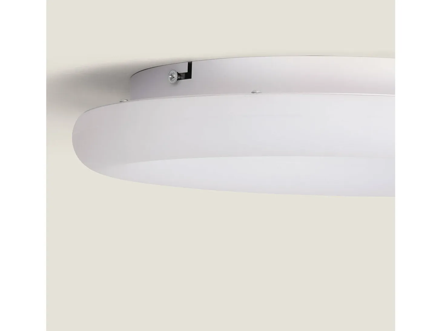 Plafón LED 36W Circular Metal Ø400 mm Irlava Blanco