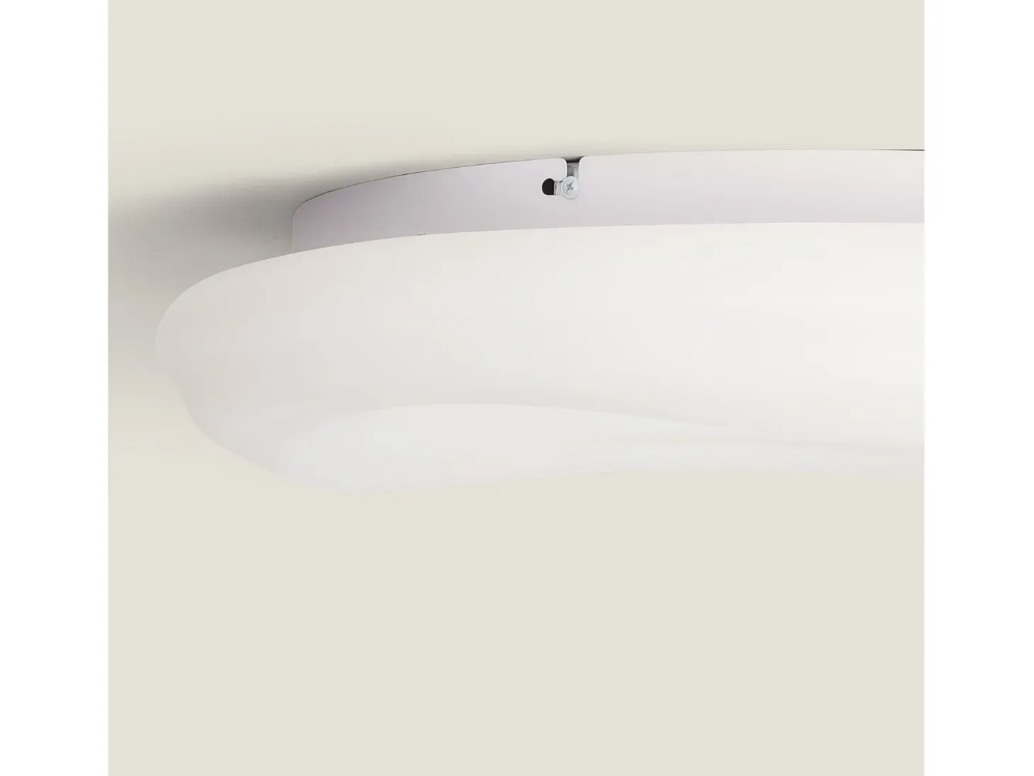 Plafón LED 48W Circular Metal Ø550 mm Kate Blanco