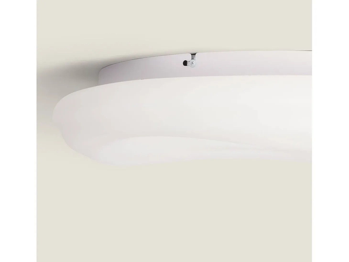 Plafón LED 48W Circular Metal Ø550 mm Kate Blanco