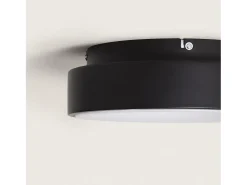 Plafón LED 20W Circular Metal Ø300 mm CCT Seleccionable Jacob Negro