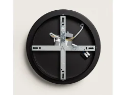 Plafón LED 20W Circular Metal Ø300 mm CCT Seleccionable Jacob Negro