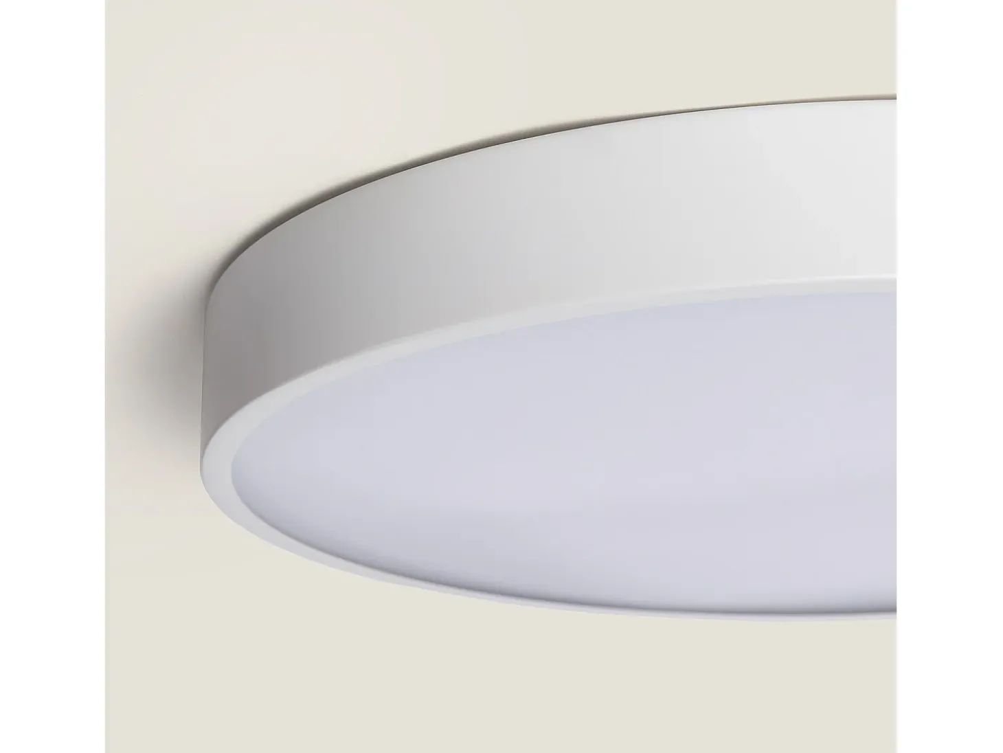 Plafón LED 30W Circular Metal Ø400 mm CCT Seleccionable Hidria Blanco