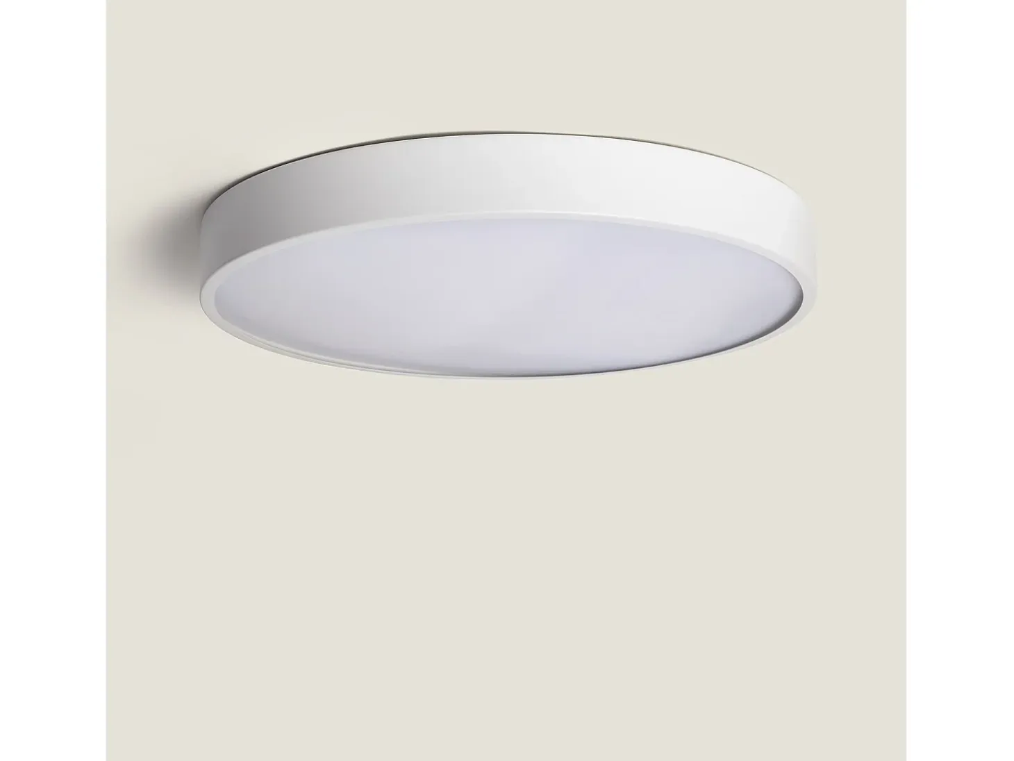 Plafón LED 30W Circular Metal Ø400 mm CCT Seleccionable Hidria Blanco