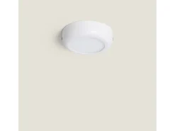 Plafón LED 6W Circular Metal Ø125 mm Design White 4000K Blanco Neutro