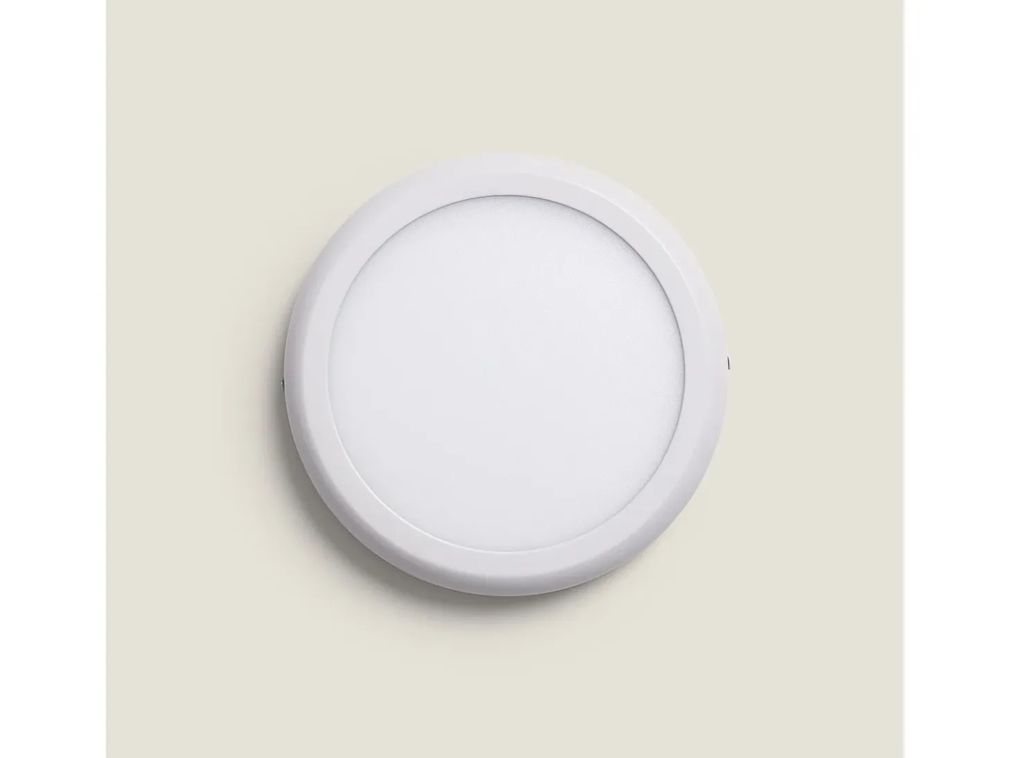 Plafón LED 18W Circular Metal Ø225 mm Design White 6000K Blanco Frío