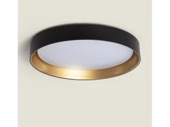 Plafón LED 30W Circular Metal Ø550 mm CCT Seleccionable Big Broadway Negro