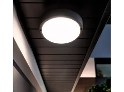 Plafón LED 15W Circular para Exterior Ø140 mm IP65 Black 4000K Blanco Neutro