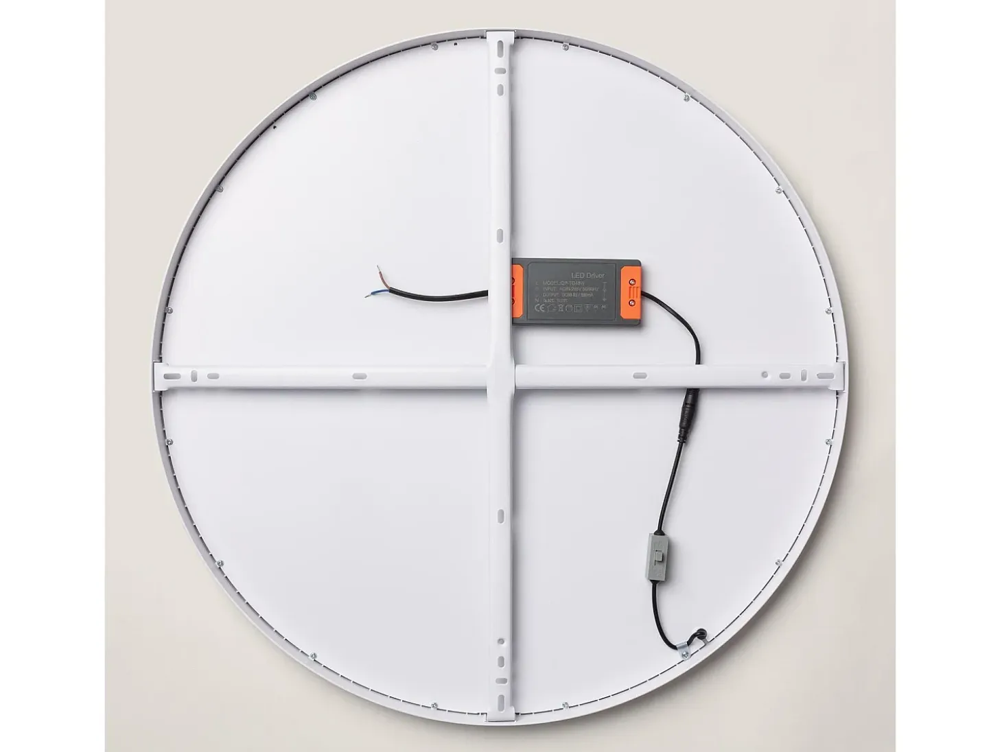 Plafón LED 48W Circular Superslim CCT Seleccionable Ø600 mm Seleccionable (Cálido-Neutro-Frío)