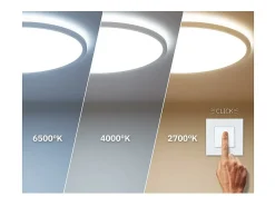 Plafón LED 12W Circular SwitchCCT Seleccionable Ø170 mm Regulación Compatible con Mando RF V2 Seleccionable (Cálido-Neutro-Frío)
