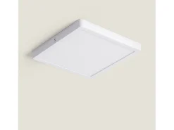 Plafón LED 24W Cuadrado Aluminio 280x280 mm Slim CCT Seleccionable Galán SwitchDimm Blanco