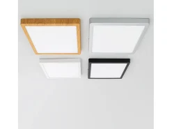 Plafón LED 24W Cuadrado Aluminio 280x280 mm Slim CCT Seleccionable Galán SwitchDimm Blanco