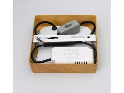 Plafón LED 6W Cuadrado Aluminio 105x105 mm Slim CCT Seleccionable Galán SwitchDimm Natural