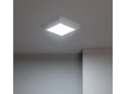 Plafón LED 12W Cuadrado Metal 178x178 mm Design White 3000K Blanco Cálido