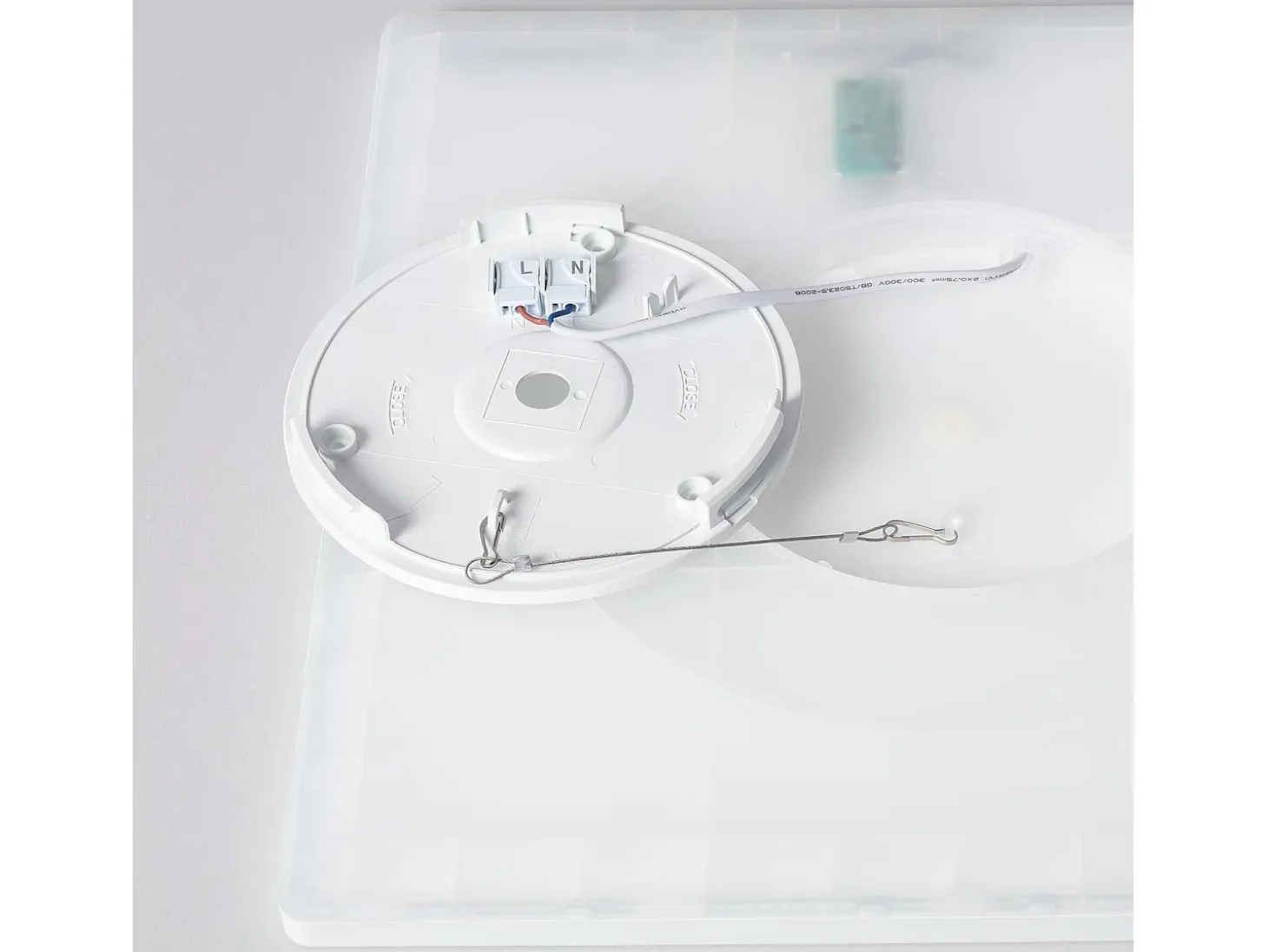 Plafón LED 24W Cuadrado SwitchCCT Seleccionable 420x420 mm Doble Cara Seleccionable (Cálido-Neutro-Frío)