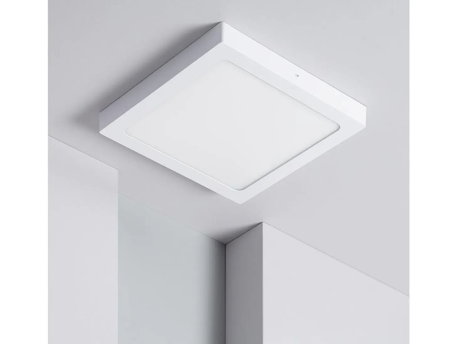 Plafón LED 24W Cuadrado 301x301 mm 3000K Blanco Cálido