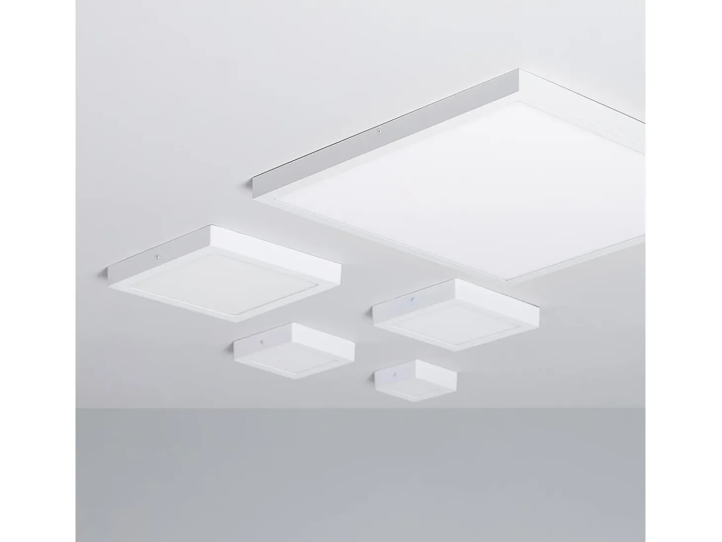Plafón LED 48W Cuadrado 600x600 mm 5000K Blanco Frío