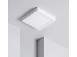 Plafón LED 18W Cuadrado 225x225 mm 5000K Blanco Frío