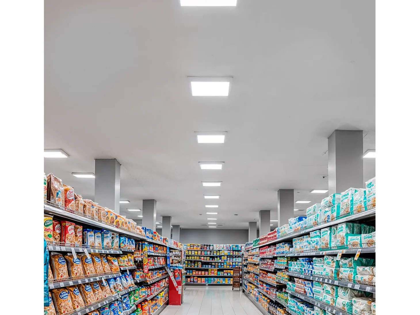 Plafón LED 24W Cuadrado 301x301 mm 4000K Blanco Neutro