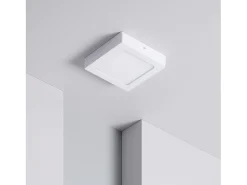 Plafón LED 12W Cuadrado 170x170 mm 5000K Blanco Frío