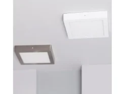Plafón LED 18W Cuadrado 225x225 mm 6000K Blanco Frío