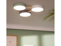Plafón LED 30W Madera y Metal CCT Seleccionable Sams Multicolor