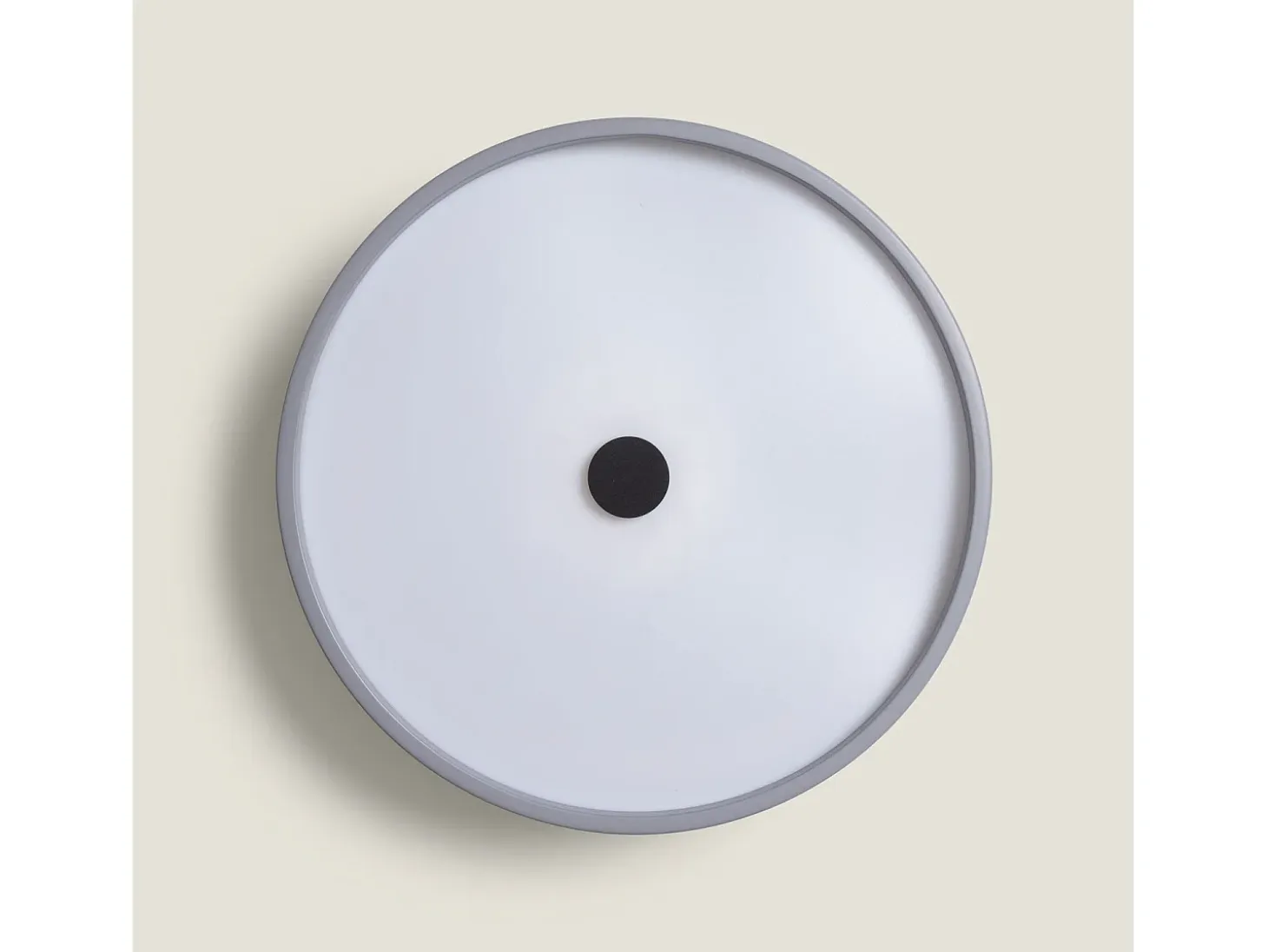 Plafón LED 24W Metal Ø350 mm CCT Seleccionable Eyelight Gris Oscuro