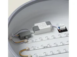 Plafón LED 24W Metal Ø350 mm CCT Seleccionable Eyelight Gris Oscuro