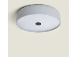Plafón LED 24W Metal Ø350 mm CCT Seleccionable Eyelight Gris
