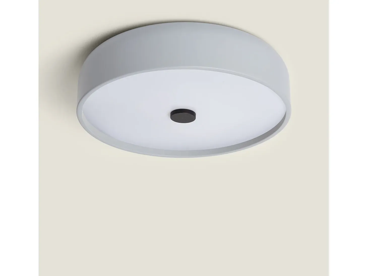 Plafón LED 24W Metal Ø350 mm CCT Seleccionable Eyelight Gris