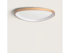 Plafón LED 30W Ovalado Metal Ø600 mm CCT Seleccionable Owen Dorado