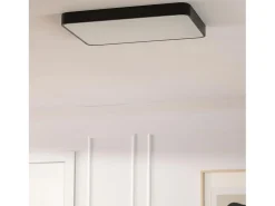 Plafón LED 40W Rectangular Metal 600x400 mm CCT Seleccionable Hidria Negro